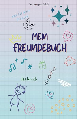 Mein Freundebuch: ein wundervolles Buch über Freundschaft | Für Kindergarten- und Schulkinder zum Ausfüllen