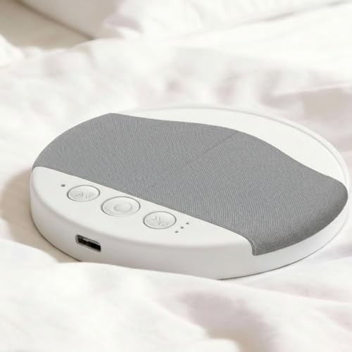 Altoparlante Da Cuscino Per Dormire - Cassa Portatile Stereo Con Timer E Illuminazione LED | Supporto Per Il Sonno Con Rumore Bianco, Ricarica Type-C, Per Persone Che Dormono Su Un Fianco, Viaggio