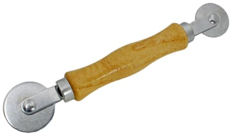 ULTECHNOVO Strumento di Installazione Zanzariera Finestra Doppia Testa in Lega e Legno, Rullo Pressione Semplice e Risparmio di Lavoro per Schermi delle Finestre