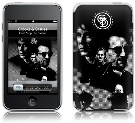 MusicSkins Crooks & Castles – värme för Apple iPod touch (2nd/3:e generation)
