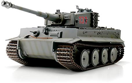 Torro Tiger - 708 Carri Armati Scala 1/16 1 con infrarossi gefechtsystem 2,4 GHz, wintergrau Controllo proporzionale Digitale