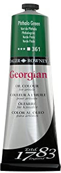 Daler Rowney Georgian Ölfarbe, tolle Farben, 225 ml, 225Ml, grün, 1