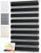 Sol Royal Doppelrollo 40 cm breit DL2 – Doppelrollo Klemmfix ohne Bohren 40x150 cm – Fensterrollo Innen Rollos für Fenster ohne Bohren – Sicht & Sonnenschutz Duo Rollo Fenster Rollos für Innen Schwarz