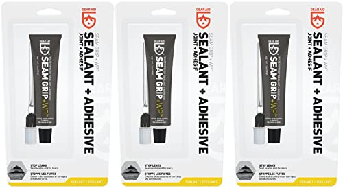 GEAR AID McNett Seam Grip Sealer & Adhesive 1oz Waterproofing Repair Kit(3-Pack)