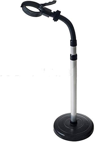 Gaorui Support de sèche-cheveux réglable mains libres rotatif à 360 degrés pour sécher les cheveux (noir)