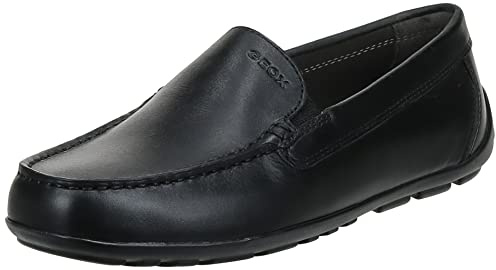 Geox J NEW FAST BOY A, Mocasines para Niños, BLACK, 27 EU