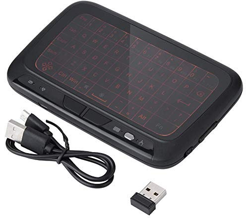 Socobeta MIni Wireless Keyboard e Touchpad Telecomando per tastiera retroilluminata Muitimedia 2.4G per TV Box PC