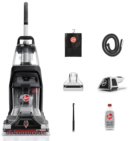 Hoover Powerscrub XL Pet Carpet Cleaner Machine, Upright Shampooer, FH68050, Black
