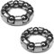 cyclingcolors 2X roulement Cage à Billes moyeu Avant 13mm 20mm 7 Billes 4.76mm Roue vélo Cycle VTT Ville Vintage Route Cyc3701260832017 Argent