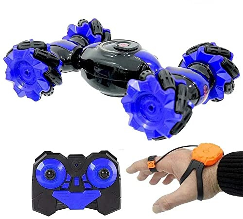 Super Grills Suprills Boys Toys - RC Speed Pioneer Car with Hand Gesture Control, Gravity Sensor, 2.4GHZ, Double Sided Flips 360 - Perfect Boys Toys, Multi-Function Stunt Car