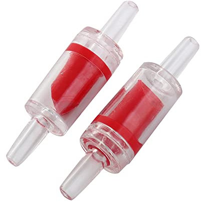 A ABSOPRO Aquarium Fischbecken Luftpumpe Rückschlagventil Kunststoff (2er Set)