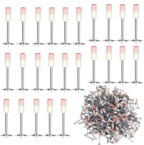 400 Stück Nägel für Nagelpistolen, Druckluft Nagelpistole, 7,3 mm Round Nails, Nagelpistole, Manuelle Stahlnägel,Mini Nägel für Decken, Draht-Hider,Befestigung Installieren und Reparatur