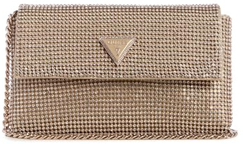 GUESS Zalina Mini Flap Clutch Gold