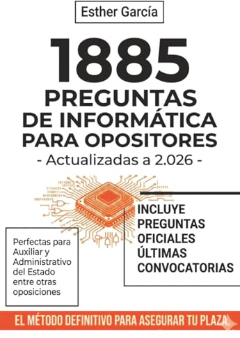 1885 Preguntas de informática para opositores (Opositor en Marcha)