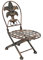 DanDiBo Blumenhocker Stuhl klappbar Metall Blumenständer Pflanzenständer 32 cm Puppenstuhl