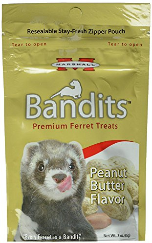 Marshall fd-386 Bandits Ferret Treats Burro di Arachidi, 3 oz.