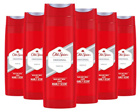 Old Spice Original Lot de 6 gel douche pour homme (6 x 400 ml)