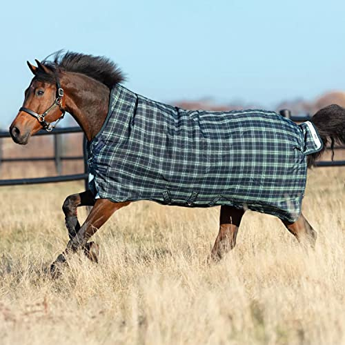 Horseware Rhino WUG 100 g lite regnfilt, jägare, kontroll, storlek valbar (145)