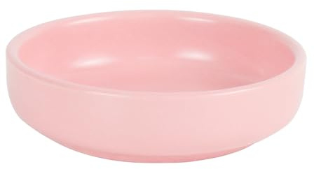 NatSumeBasics Porte-trombones rose mignon en céramique Distributeur de trombones ronds Distributeur de punaises Élégant organisateur de bureau Accessoires et fournitures de bureau pour la maison