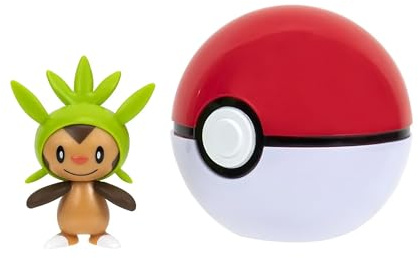 Pokémon PKW3134 - Clip'n'Go Poké Balls - Igamaro & Pokéball, offizieller Pokéball mit 5cm Figur