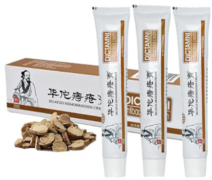 2 Stücke Hämorrhoiden Salbe Pflanzlich, Chinesische pflanzliche Hämorrhoiden-Creme, Hämorrhoidensalbe und Zäpfchen, Natürliche Kräutersalbe zur Linderung Innerer und Äußerer
