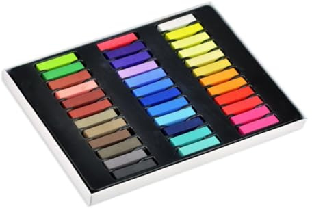 DEARMAMY Gessetti per Tinture Temporanee per Capelli Fai da Te Colori Pastello per Capelli Gessetti Pastello Temporanei