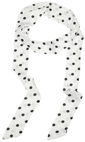 YELARXI Long Neckerchief Stylish Ribbon Scarf Skinny Scarf