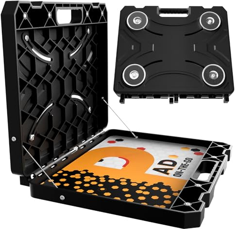 Portable Magnetic Workstation Case, Heavy-Duty Laptop Stand & Tool Organizer, Hands-Free Magnetic Laptop Holder, Holds up to 50 lbs, for Electricians, HVAC, Maintenance & Field Work