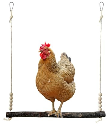 Altalena per Galline Giocattolo di Legno per Arrampicata Polli