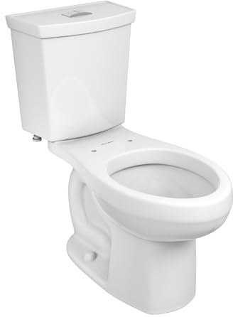 American Standard 2886218.020 H2Option Two-Piece Toilet, Elongated Front, Chair Height, Dual Flush, White, 0.92-1.28 gpf