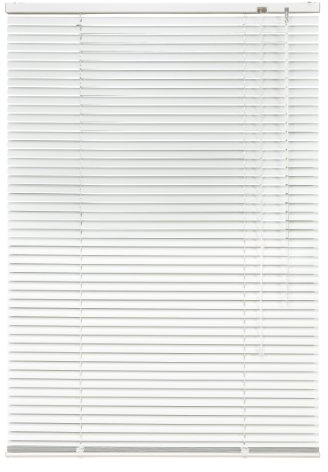 Alu Jalousie weiß - Breite 40 bis 240 cm - Höhe 130/160 / 220 cm - Tür Fenster Rollo Jalousette Aluminium Fensterjalousie Lamellen Metall (200 x 220 cm)