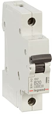 LEGRAND, RX3 Leitungsschutzschalter, thermisch-magnetischer Schutzschalter, B-Charakteristik, 20A, 1-polig, 6000A Ausschaltvermögen, 230/400VAC, 1TE, 419137