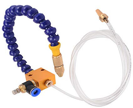 Sistema de pulverización de refrigerante de niebla de metal ajustable sistema de pulverización de lubricación para 8 mm tubo de aire Cnc Torno fresadora de fresado de la máquina de enfriamiento