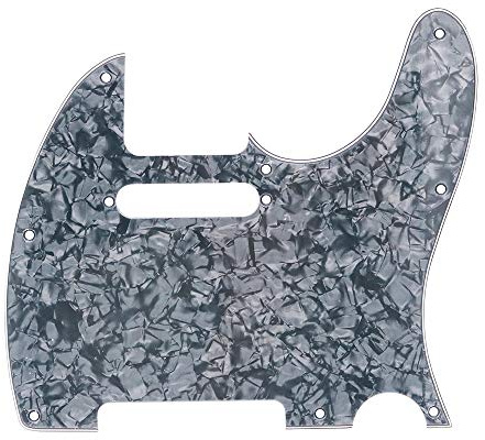 Alnicov svart pärla gitarr pickguard repplatta passar för Tl elgitarr