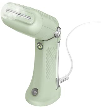 Conair Handheld Garment Steamer for Clothes - Power Steam: Small Size, Big Power - Great for Home, Office, or Travel with Dual Voltage for Worldwide Use, Mint Green