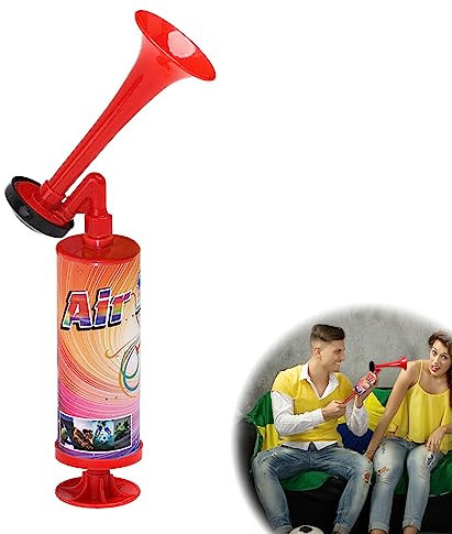 Darryy Tröte Stadion Laut, Gasfreie Stadion Tröte, Laut Sound Signalhorn Hand, Manueller Signal Horn, Fan Tröte Handball, Fanfare Druckluft für Sportfeste, Fußballturnier, Basketball, Radfahren