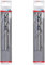 Bosch Professional PointTeQ HSS Twist Drill Bit (for metal, 10 x 87 x 133 mm, accessories for drill driver) (Pack of 2)