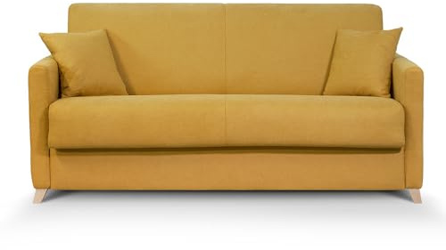 Stilprojectstore Divano Giallo Moderno in Tessuto 3 Posti - Londra