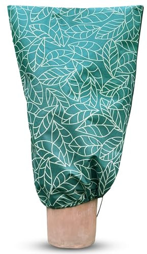 UB-STORE 80x120 CM Confezione da 2 Cappuccio Protezione Piante | Verde Protezione Invernale Piante Copertura Antigelo | Telo Protezione Piante | Sacco di Protezione Invernale per Piante