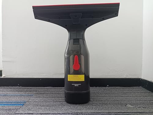 DOVAMAN WC01A Fenstersauger, 30 Min Laufzeit, 280mm Saugdüse, Sprühflasche mit 2 Mikrofasertüchern, 150ml Wassertank, 150m² pro Ladung, 700g Leichter Akku Fenstersauger
