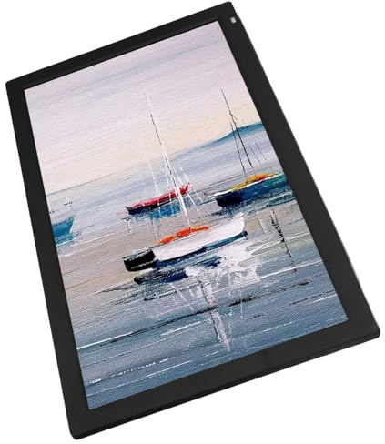 Jectse 21,5 Tum Digital Bildram, 1920x1080 HD IPS Pekskärm Elektronisk Fotoram, 2.4G 5G WiFi 32G Wall Mount Wedding Picture Rame For Family (EU)