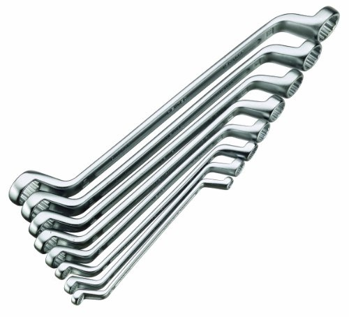 Heyco/Heytec 50805944080 - Set 8 chiavi ad anello doppie, in scatola di cartone