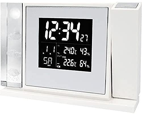 WT 643 Premium-Projektionswecker mit Vorhersage von Wettersituationen und Anzeige von Innen- und Außentemperatur