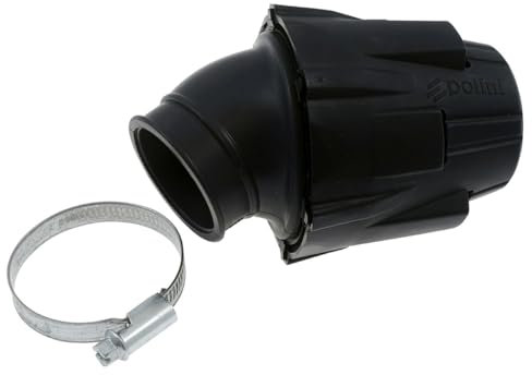 Polini filtro dell’aria da 37 mm, in plastica, con tappo, inclinato a 30°