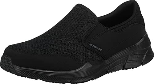 Skechers Herren Equalizer 4.0 Persisting Mid-Top Trainers, Black Mesh Pu Black Trim, 41 EU