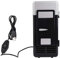 EVTSCAN Mini réfrigérateur, mini-bureau portatif USB Mini chauffage et refroidissement refroidisseur de boissons réfrigérateur portable à double usage, pour dortoir de voiture de bureau(Noir)