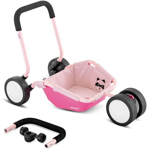 Puky Traily Lauflernwagen/Anhänger für Pukylino und Wutsch retro pink