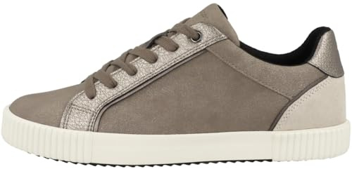Geox D Blomiee CSneakers da Donna, Lt Taupe, 38 EU