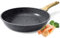 GiPP Sartén Antiadherente de Cerámica，Sartén Saludable y No Tóxica de 24 cm,Compatible con Inducción,Libre de PFAS y PFOA,Apta para Lavavajillas,Mango de Tacto Frío (Gris,24cm)