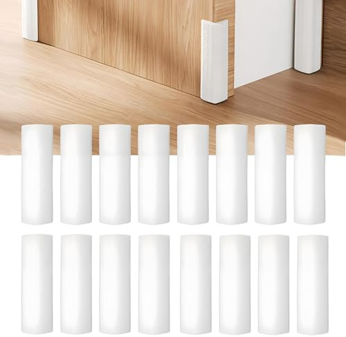 INCREWAY 16PCS Blocs de Coin pour plinthes, Coussins de Coin en Silicone Auto-adhésifs de Sécurité pour Bébé, Protection des Bords pour Meubles et Bases Murales